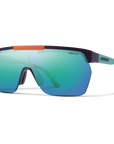 Smith Optics Sunglasses - XC - Matte Purple / Cinder / Hi Viz / Opal + ChromaPop Opal Mirror Lens