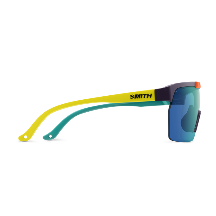 Smith Optics Sunglasses - XC - Matte Purple / Cinder / Hi Viz / Opal + ChromaPop Opal Mirror Lens
