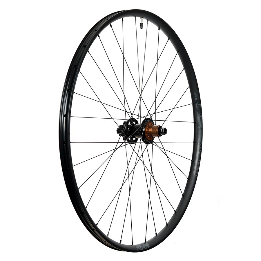 Stans No Tubes Crest MK4 Wheel Rear 27.5 / 584 Holes: 32 12mm TA 148mm Disc IS 6-bolt SRAM XD-R - The Bike Hub