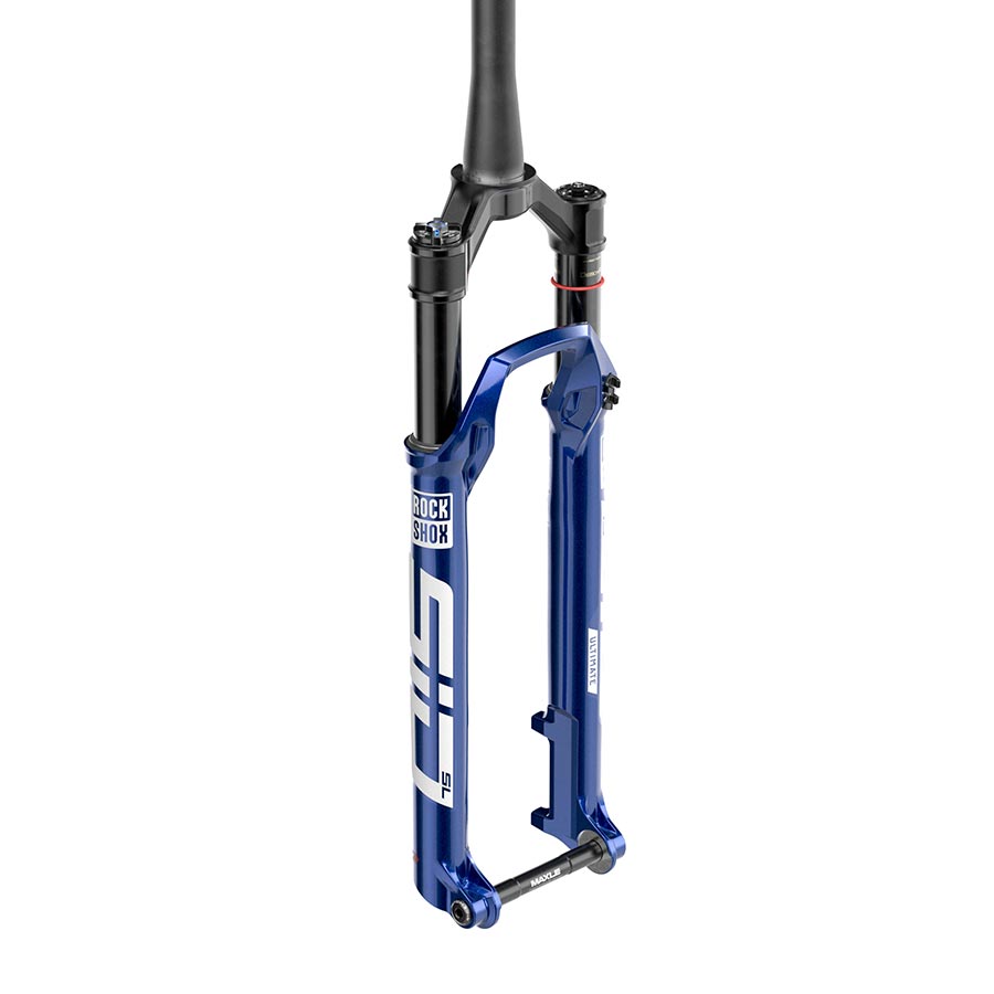 RockShox SID SL Ultimate Race Day 2 Suspension Fork - 29&quot; 100 mm 15 x 110 mm 44 mm Offset Blue Crush 2P Remote D1