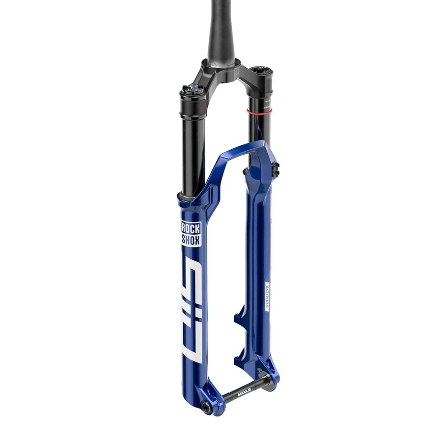 RockShox SID Ultimate Race Day 2 Suspension Fork - 29&quot; 120 mm 15 x 110 mm 44 mm Offset Blue Crush 2P Remote D1