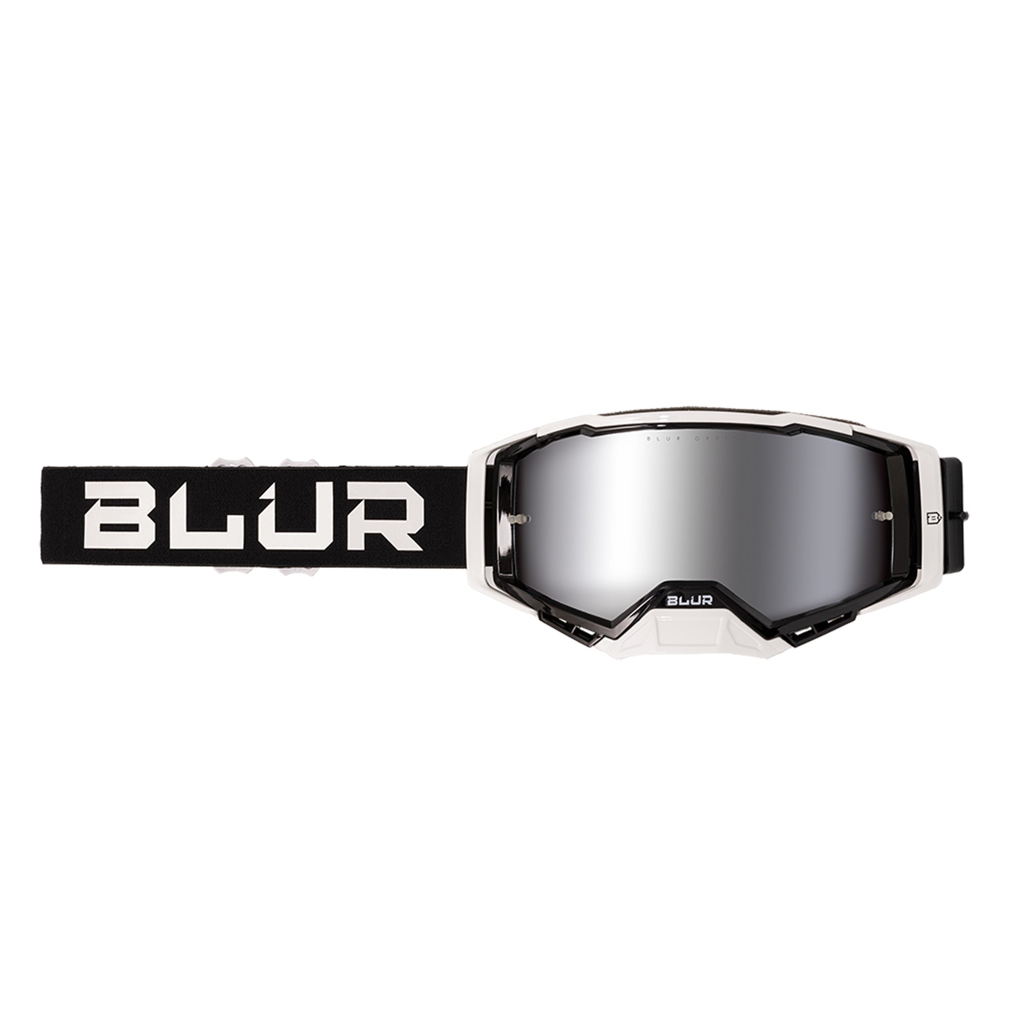 Blur Goggles B40 Goggle Black/White Silver Mirror Lens