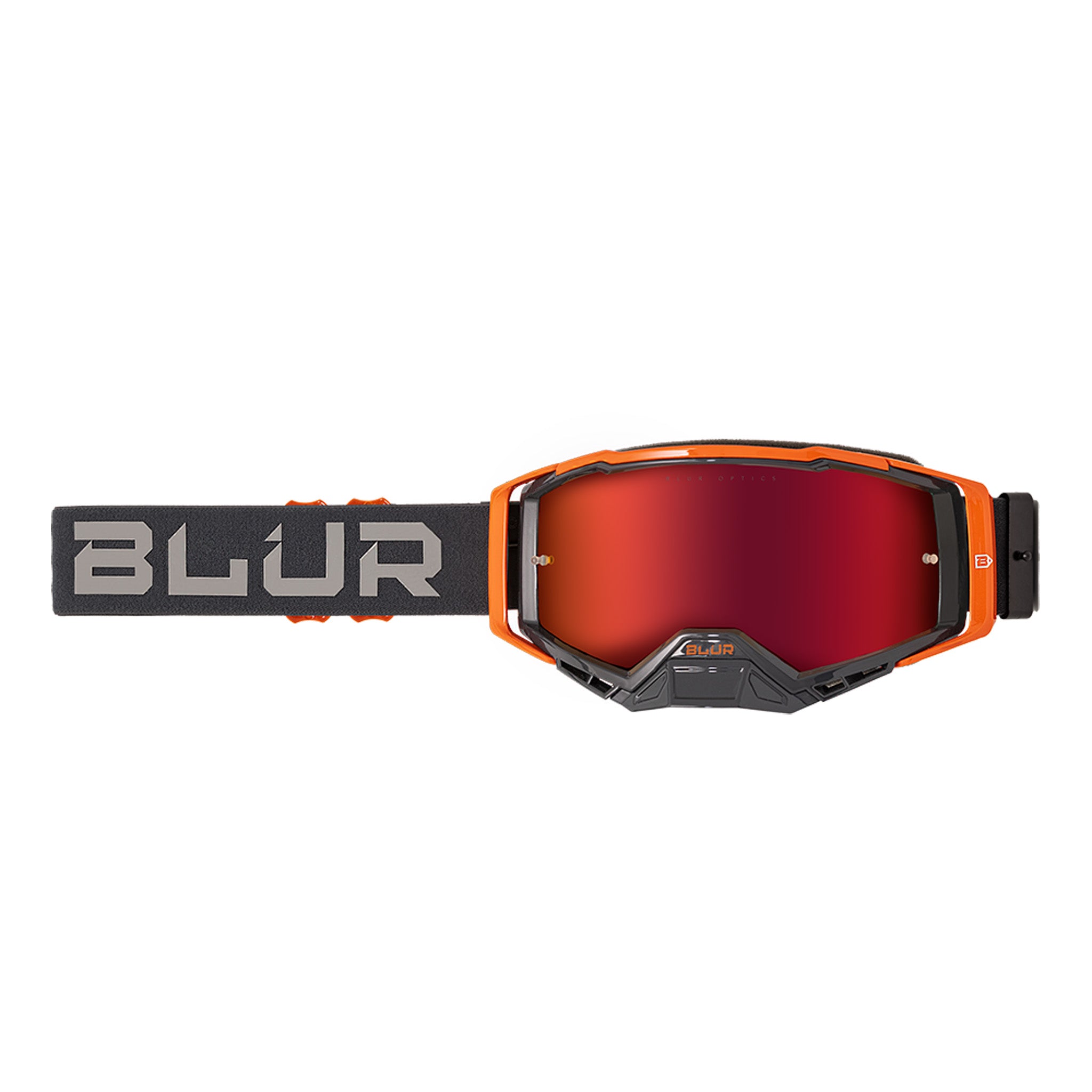 Blur Goggles B40 Goggle Gray/Orange Radium Red Lens