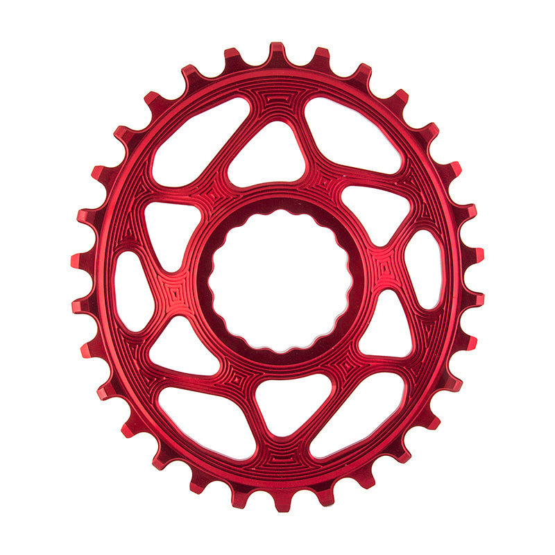 Absolute Black Oval Cinch DM Boost Chainring 30T - Red