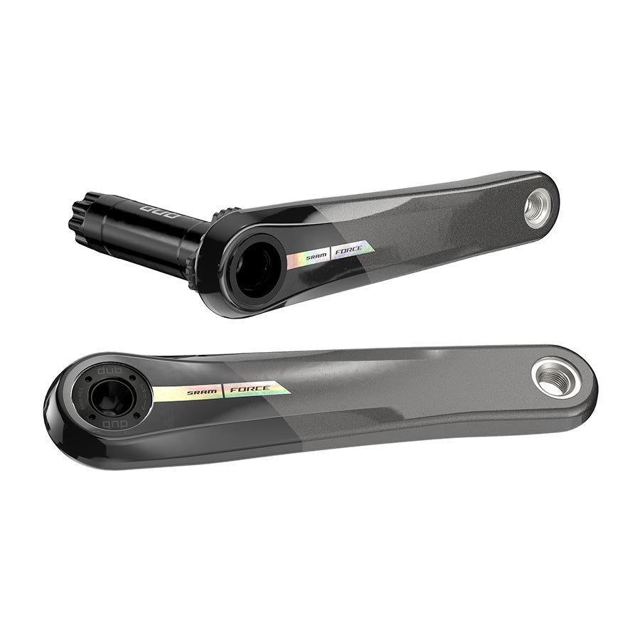 SRAM Force Crank Arm Assembly - 165mm 12-Speed 8-Bolt Direct Mount DUB Spindle Interface Iridescent Gray D2