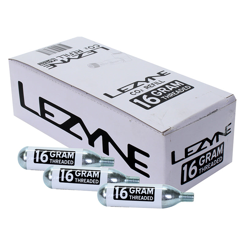 Lezyne CO² Cartridges Threaded 16g 30 units