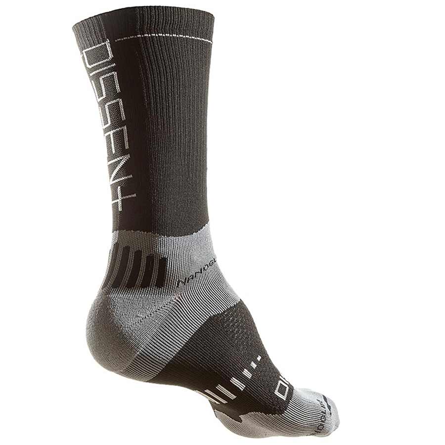 Dissent Supercrew Nano 6&quot; Compression socks Black XL (Men 12+)