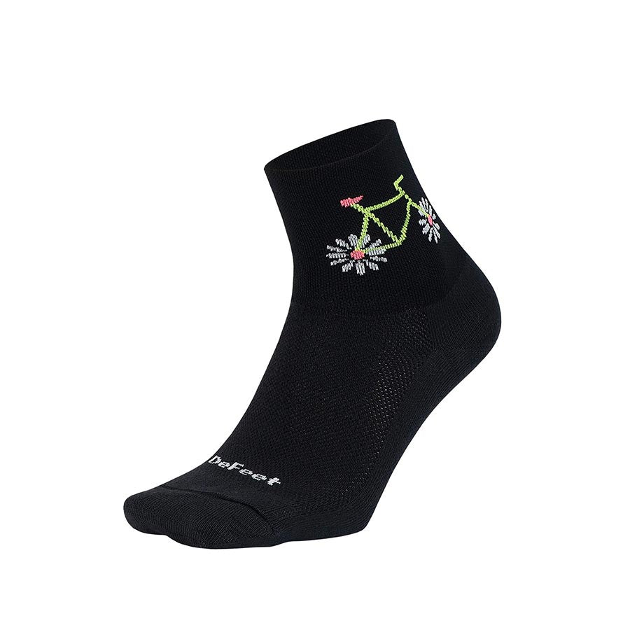 DeFeet Aireator 2-3&quot; Cuff Socks Pedal Power S Pair