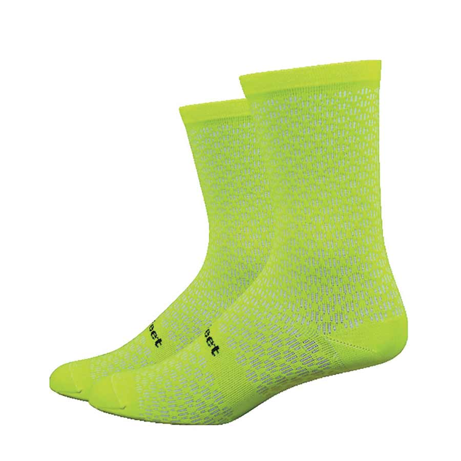 DeFeet Evo 6&quot; Mont Ventoux Socks Hi-Vis Yellow L