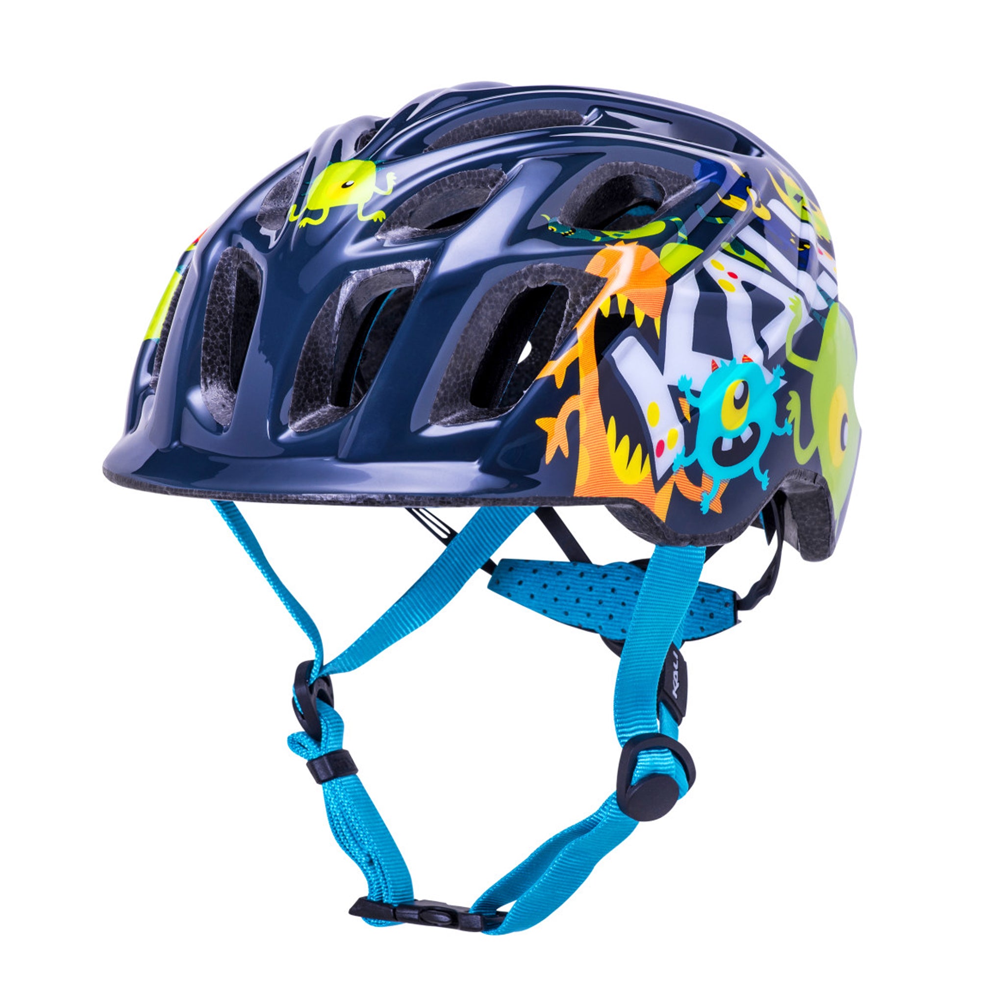 Kali Chakra Child Helmet X-Small Monsters Blue