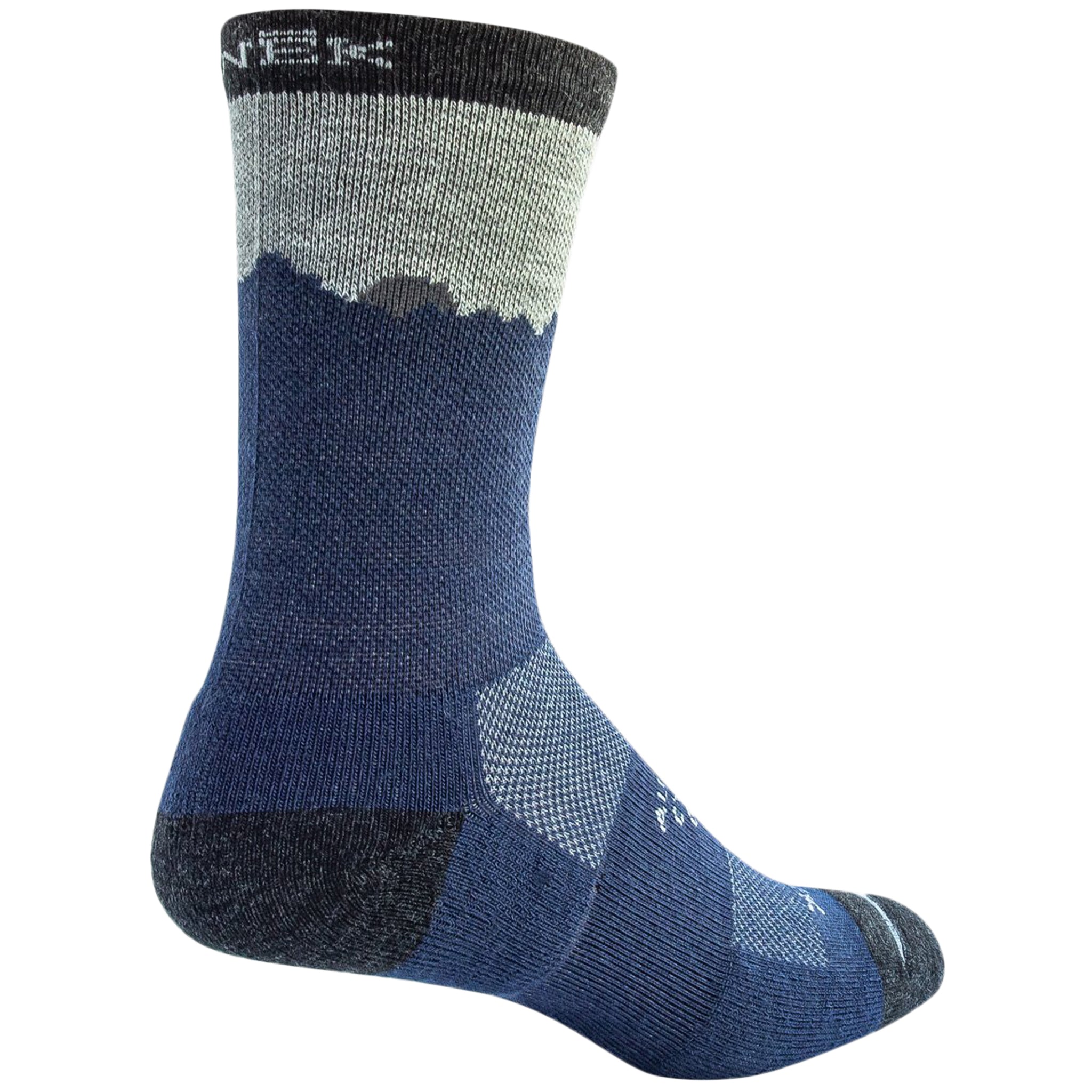 Snek Merino Wasatch Sock Blue/Gray 9-12