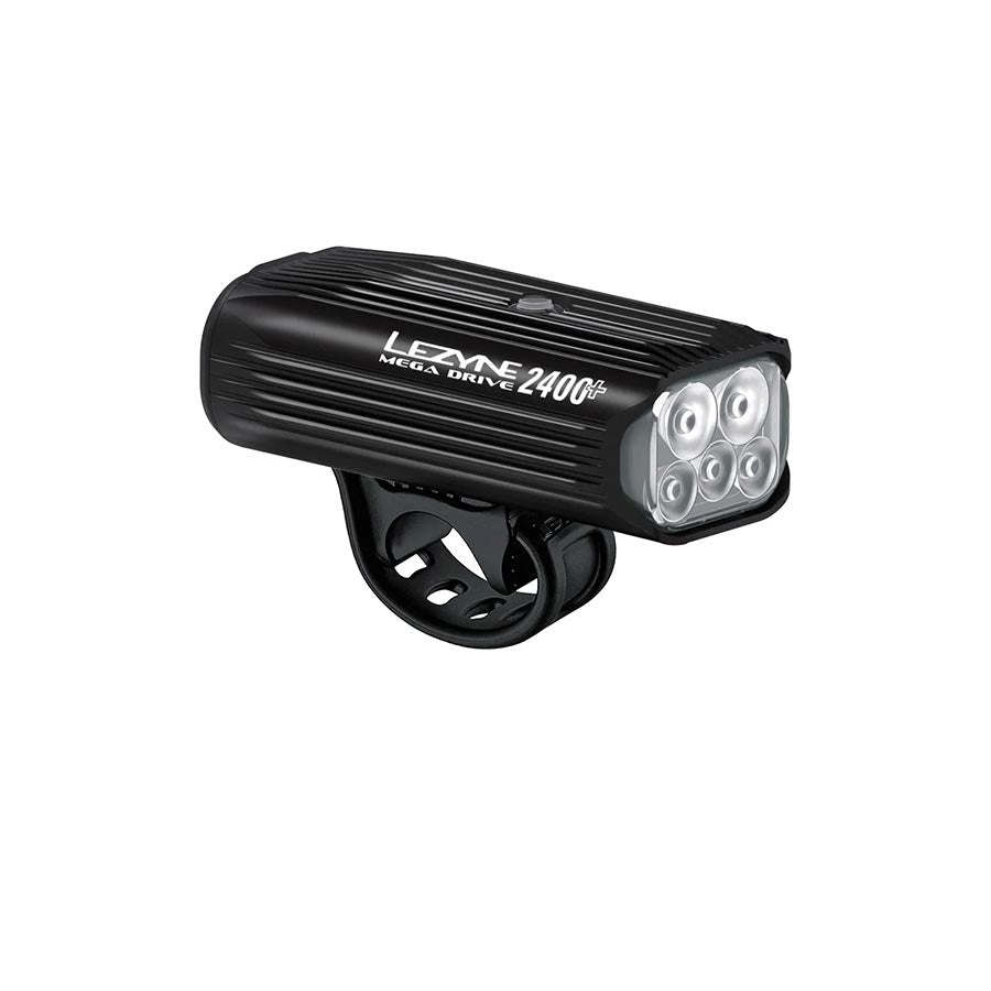 Lezyne Mega Drive 2400+ Loaded Light Front Black - The Bike Hub
