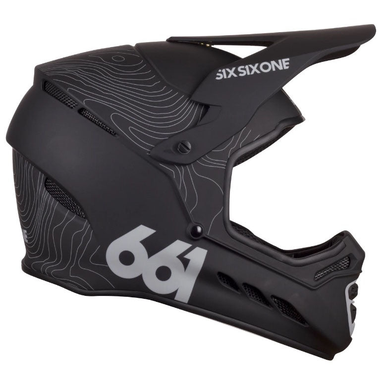 SixSixOne Reset Full Face Helmet X-Large Black