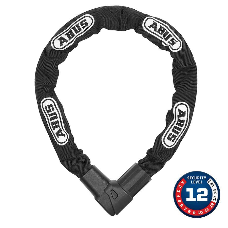 Abus CityChain Plus 1010K Chain Lock Key 9mm 140cm 4.6 Black - The Bike Hub