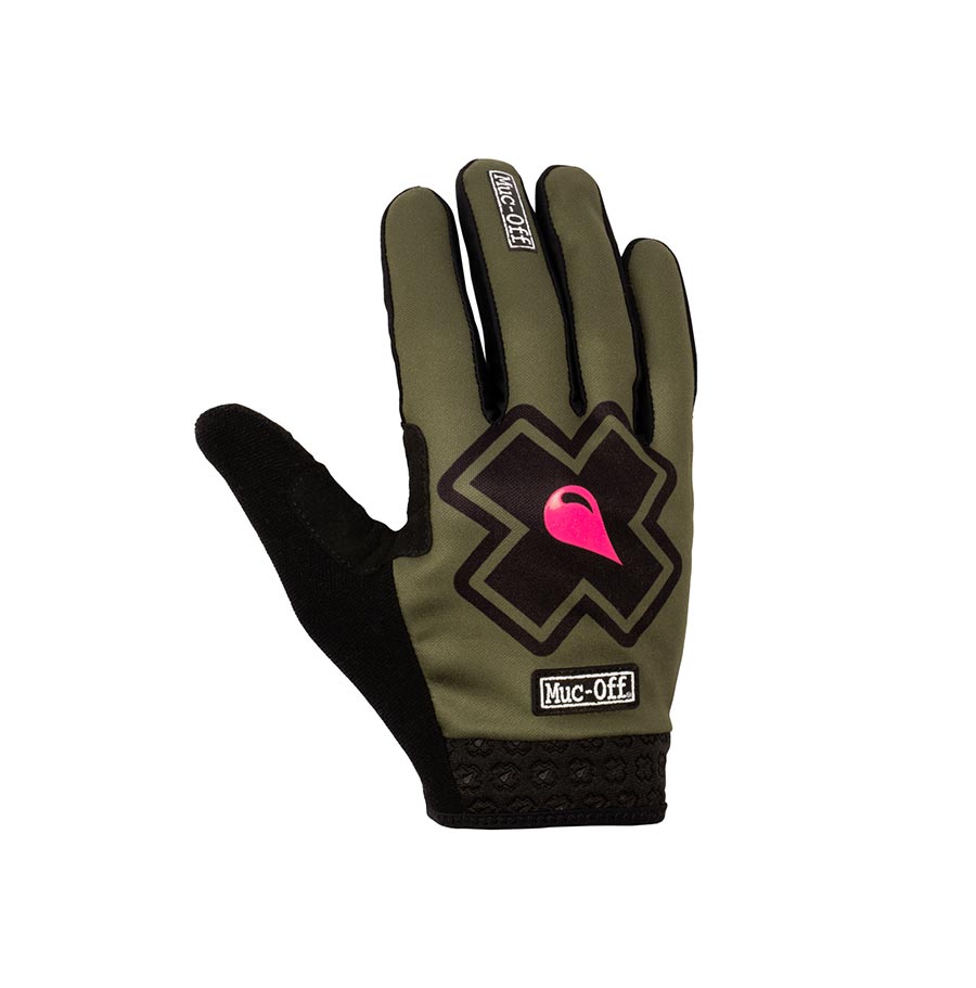 Muc-Off MTB Ride Gloves Full Finger Gloves Green M Pair