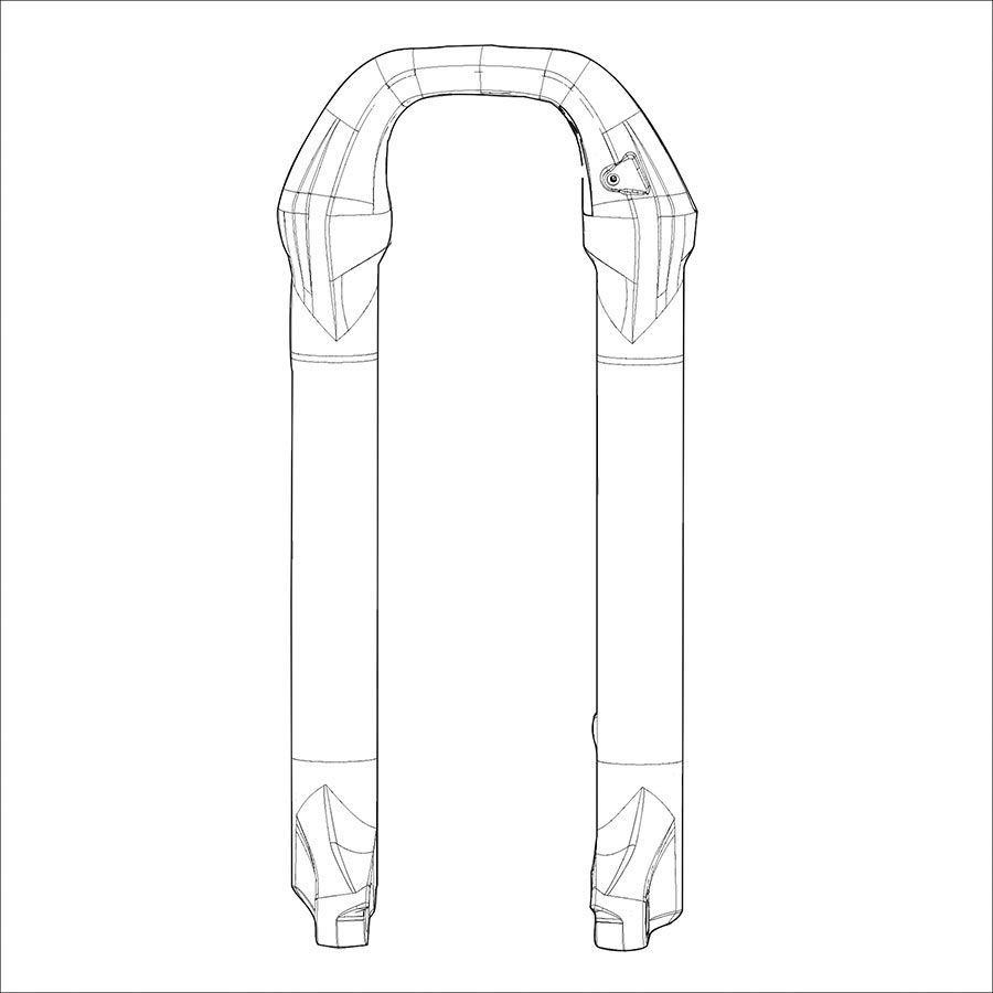 RockShox Lower Leg for 35G 29" 11.4018.091.050 - The Bike Hub