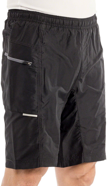 Bellwether Ultralight Gel Baggies Shorts - Black Large Mens