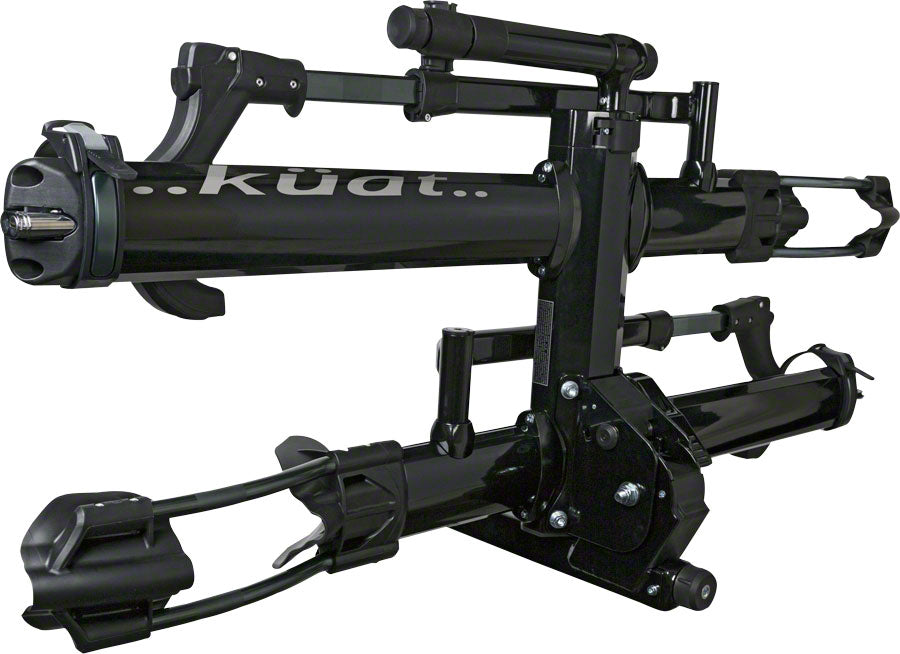 Kuat NV 2.0 Hitch Bike Rack - 2-Bike 1-1/4&quot; Receiver - BLK Metallic/Gray Anodize