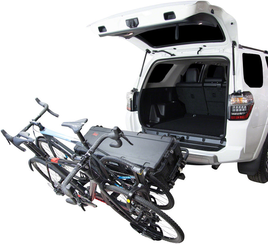 Saris SuperClamp Cargo Bike Rack - 2-Bike 2&quot; Receiver Black