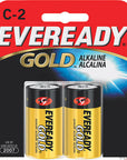 Eveready Gold C Alkaline Battery: 2-Pack