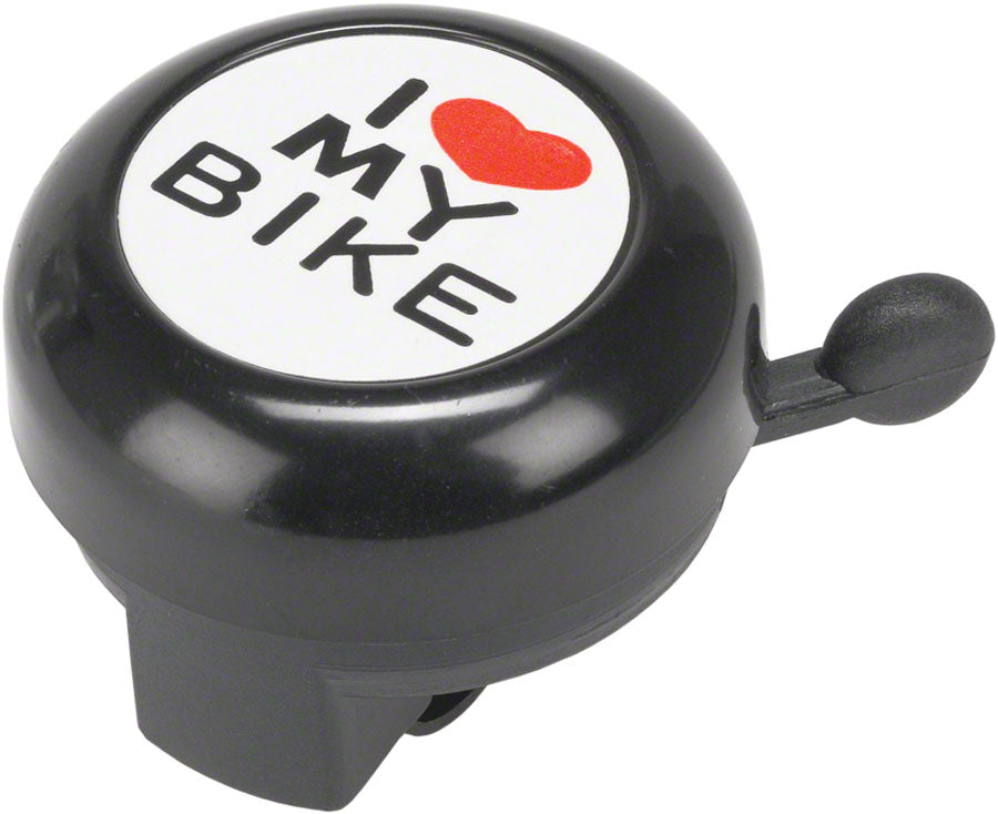 Dimension &quot;I Heart My Bike&quot; Black Bell