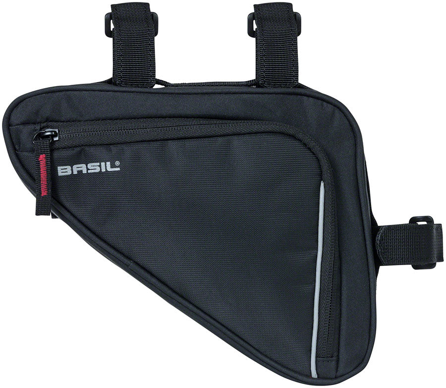 Basil Sport Design Triangle Frame Bag - 1.7L Strap Mount Black