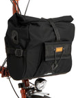 Restrap City Loader Handlebar Bag - Fits Brompton Mount 20L Black