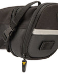 Topeak Aero Wedge Seat Bag - Strap-on Large Black