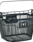 Topeak Front Basket with Fixer 3 Handlebar Bracket: Black