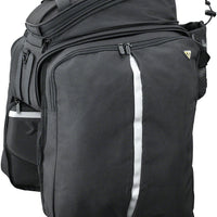 Topeak MTS Strap Mount TrunkBag DXP Rack Bag Expandable Panniers - 22.6  Liter BLK