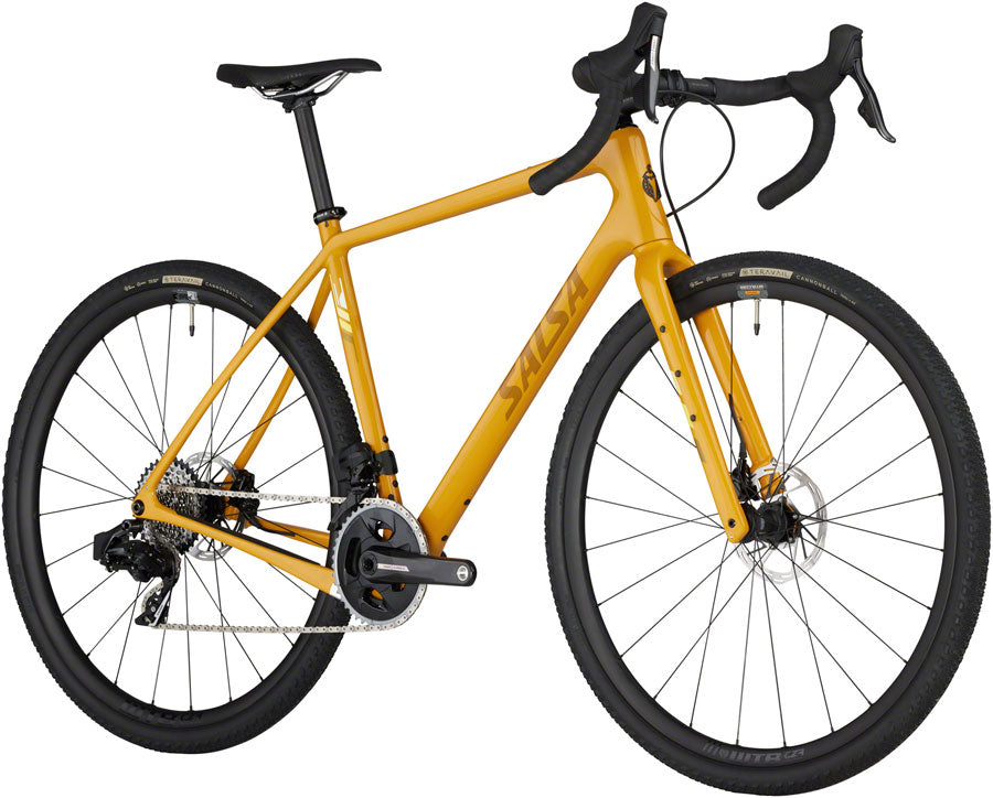 Salsa Warbird C Force AXS Wide Bike - 700c Carbon Mustard Yellow 49cm