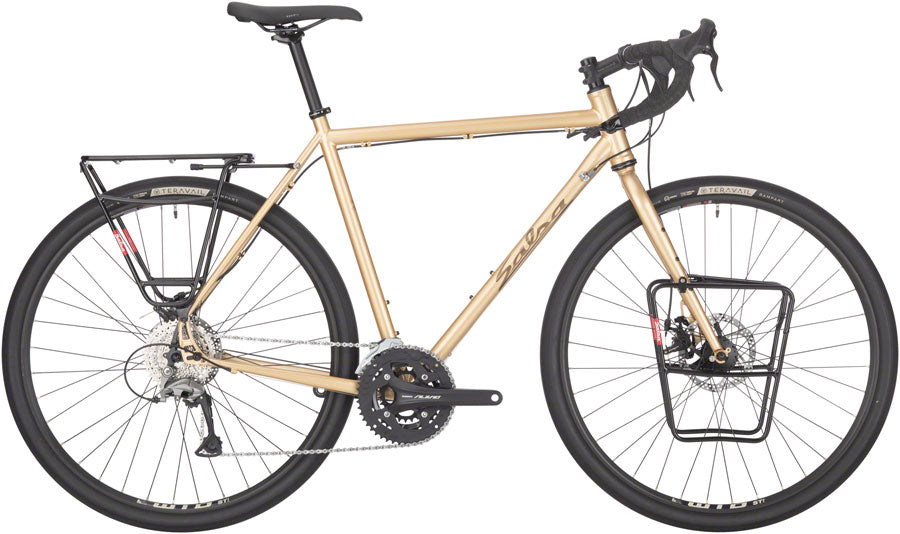 Salsa Marrakesh Alivio Bike - 700c Steel Gold 59cm - The Bike Hub