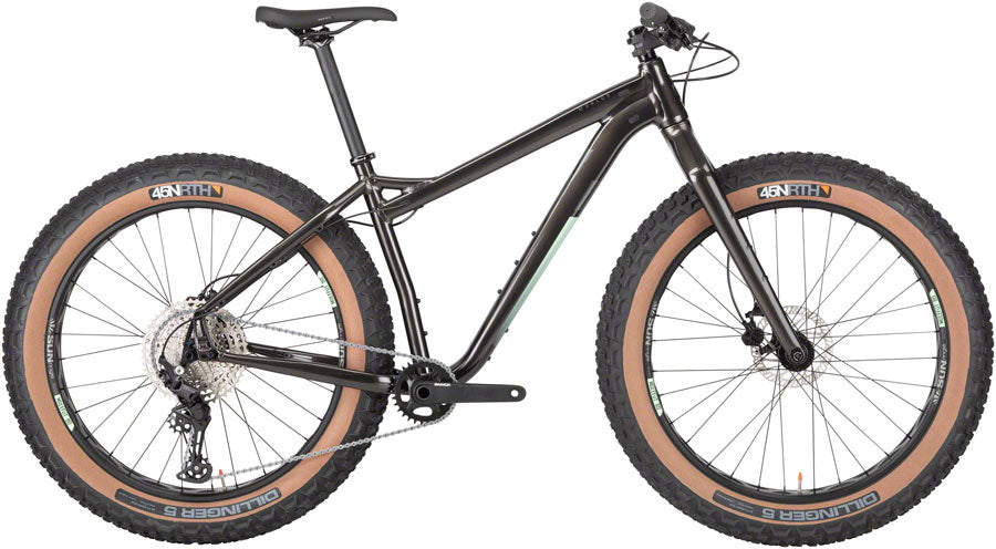 Salsa Mukluk Deore 11 Fat Tire Bike - 26&quot; Aluminum Black X-Small
