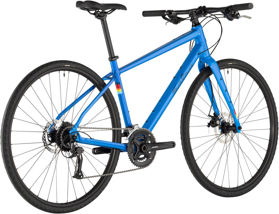 Salsa Journeyer 2.1 Flat Bar Altus 700 Bike - 700c Aluminum Blue XS