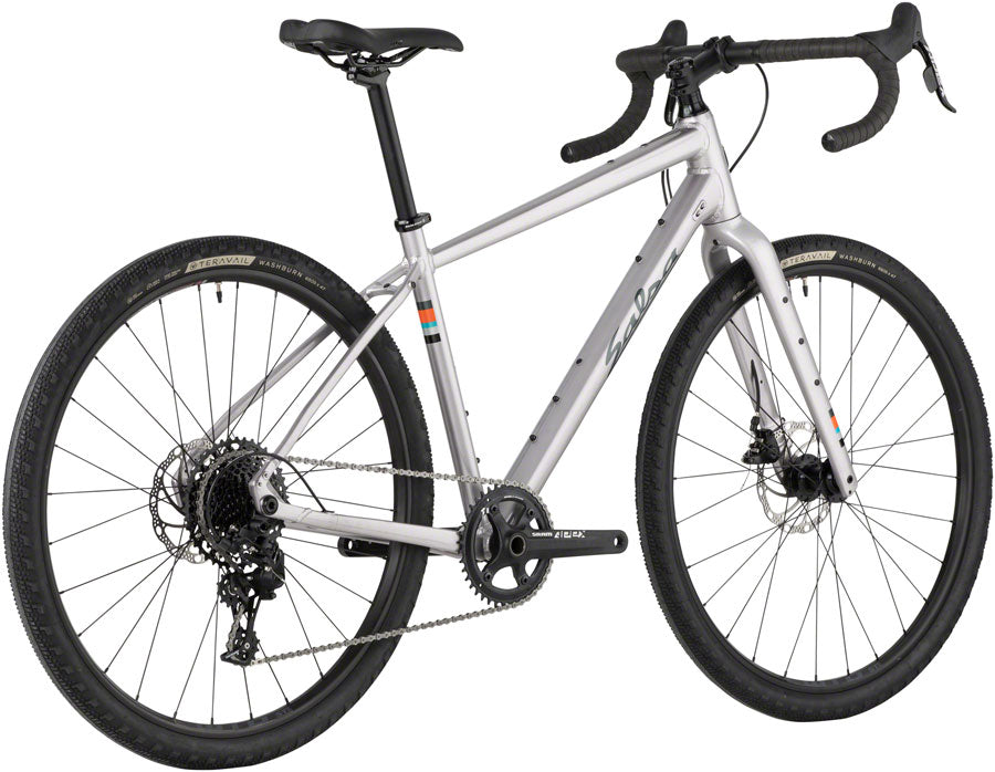 Salsa Journeyer Apex 1 650 Bike - 650b Aluminum Silver 51cm - The Bike Hub