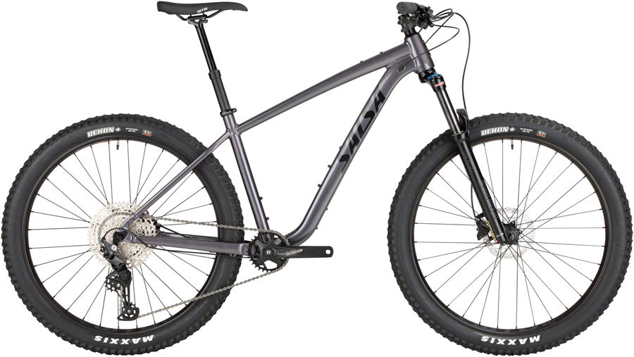 Salsa Rangefinder Deore 11 27.5+ Bike - 27.5&quot; Aluminum Dark Gray Medium
