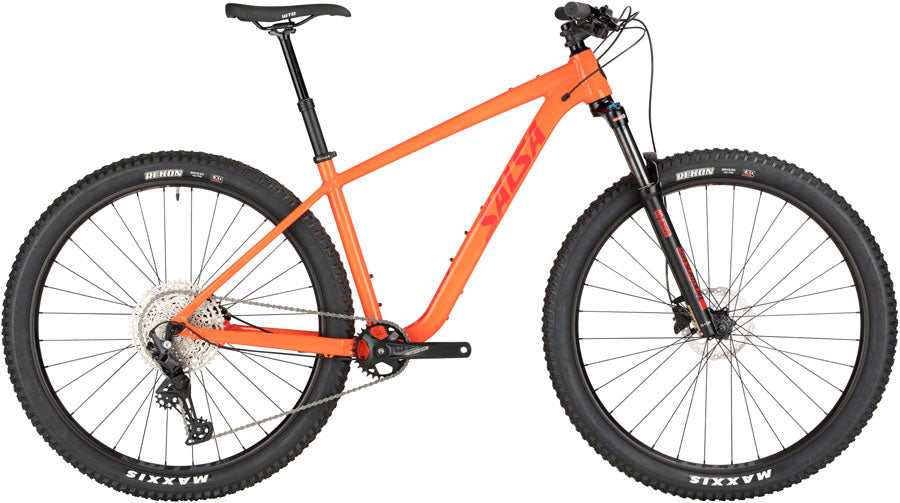 Salsa Rangefinder Deore 11 29 Bike - 29" Aluminum Orange Medium - The Bike Hub