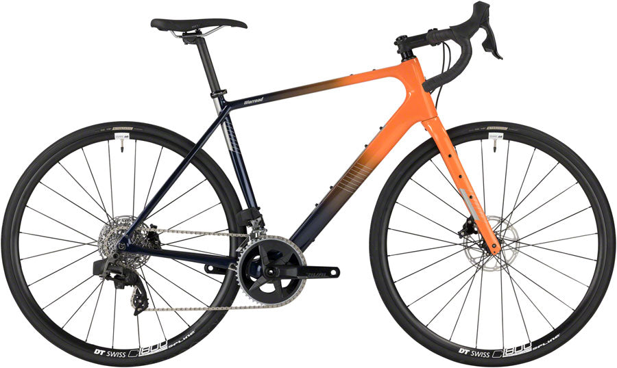Salsa Warroad C Rival AXS Bike - 700c Carbon Orange / Purple Fade 49cm