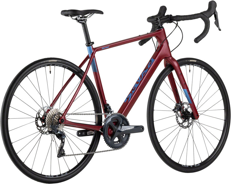 Salsa Warroad C Ultegra Bike - 700c Carbon Dark Red 49cm