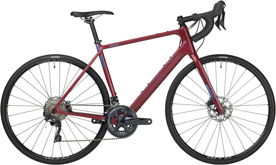 Salsa Warroad C Ultegra Bike - 700c Carbon Dark Red 52.5cm