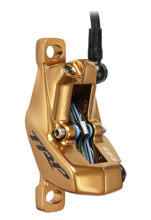 TRP DH-R EVO HD-M846 Disc Brake and Lever - Front Hydraulic Post Mount Gold