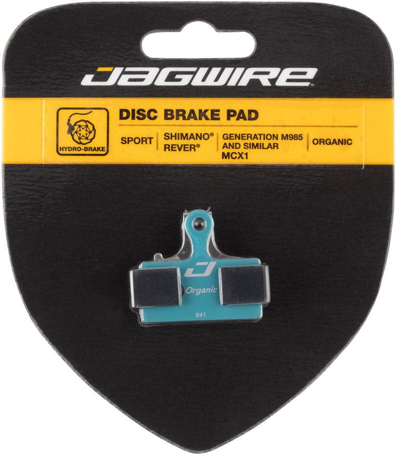 Jagwire Sport Organic Disc Brake Pads - For Shimano S700 M615 M6000 M785 M8000 M666 M675 M7000 M9000 M9020 M985 M987