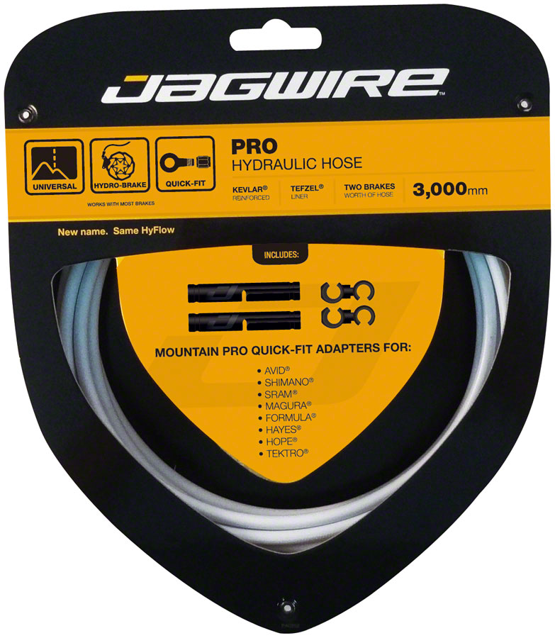 Jagwire Pro Hydraulic Disc Brake Hose Kit 3000mm White - The Bike Hub