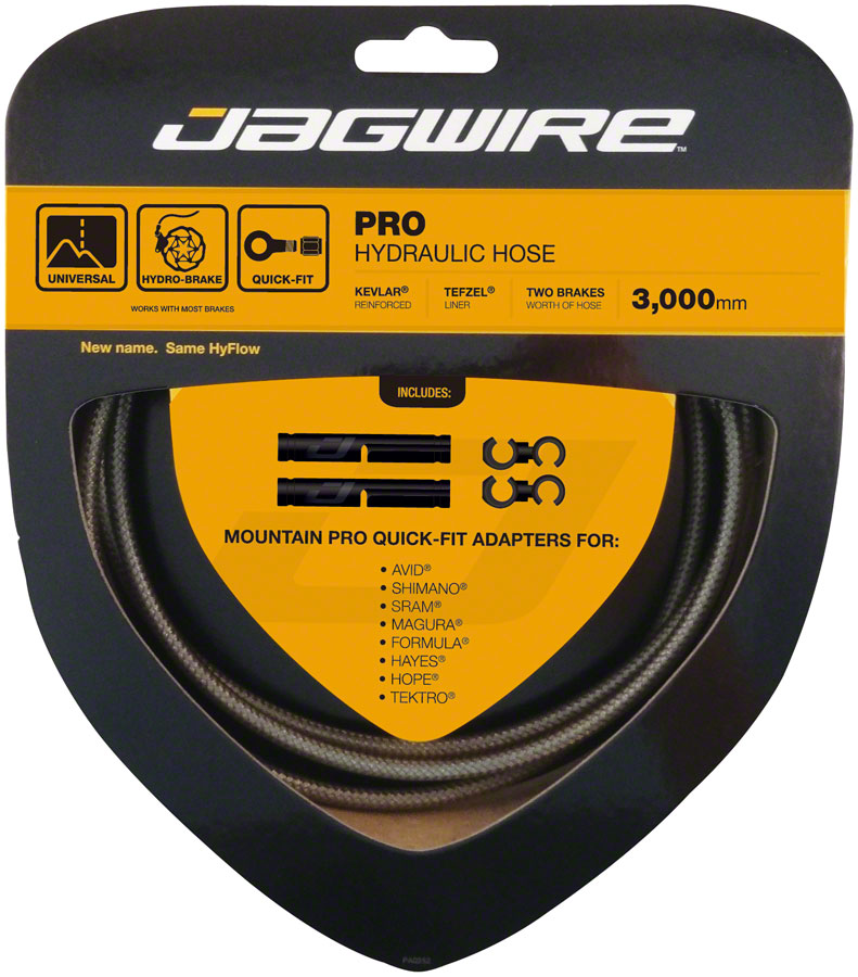 Jagwire Pro Hydraulic Disc Brake Hose Kit 3000mm Carbon Silver