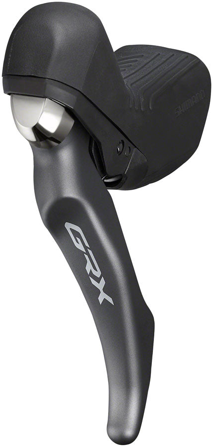Shimano GRX BL-RX810/BR-RX810 Disc Brake Lever - Front Hydraulic Flat Mount Finned Resin Pads BLK