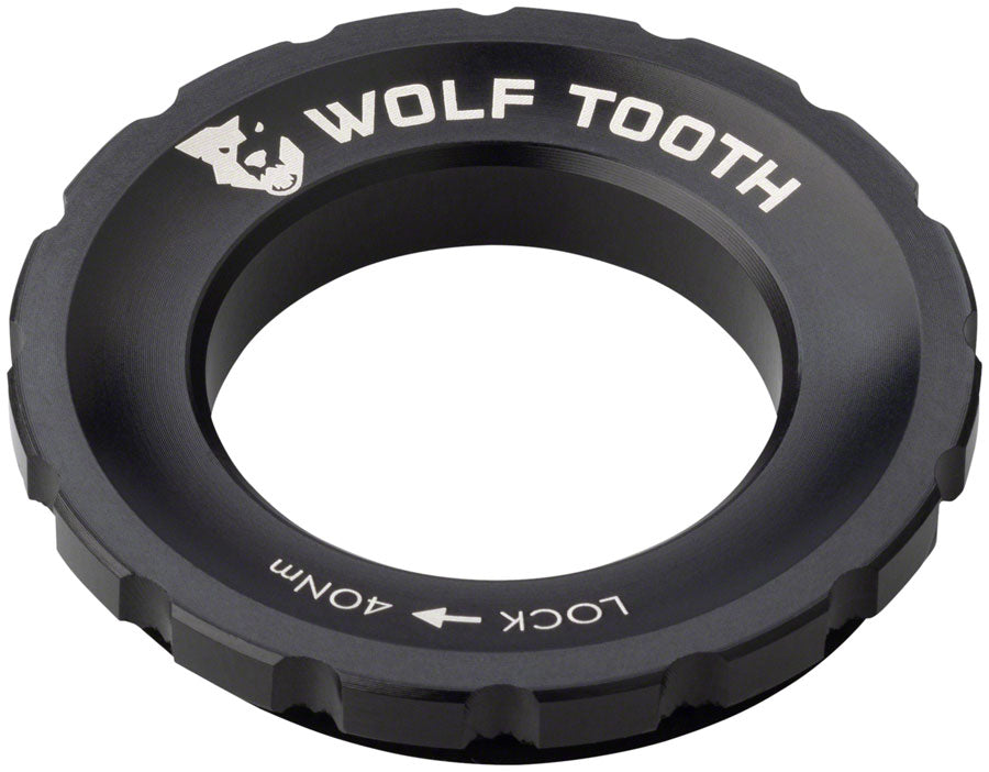 Wolf Tooth CenterLock Rotor Lockring - External Splined Black