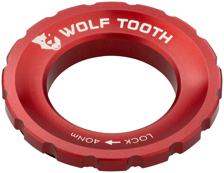 Wolf Tooth CenterLock Rotor Lockring - External Splined Red