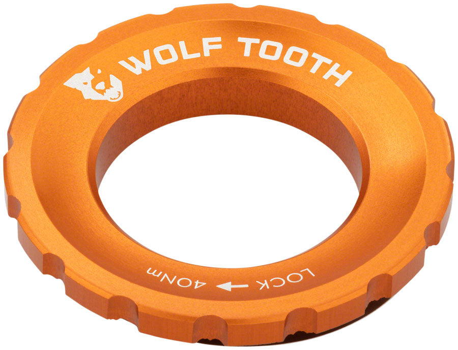 Wolf Tooth CenterLock Rotor Lockring - External Splined Orange
