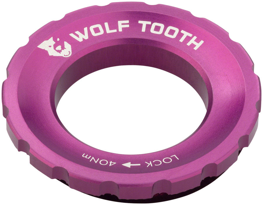 Wolf Tooth CenterLock Rotor Lockring - External Splined Purple
