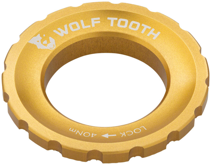 Wolf Tooth CenterLock Rotor Lockring - External Splined Gold